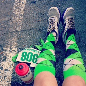 Rockin the socks at the Putnam County Classic 8 miler